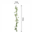5ft Green Real Touch Artificial Willow Leaf Garland, Flexible Vine - Linen Luxes