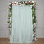 5ftx10ft Light Blue Dual Sided Sheer Tulle Event Curtain Drapes With Satin Header, Rod Ready Backdrop Event Panel - Linen Luxes
