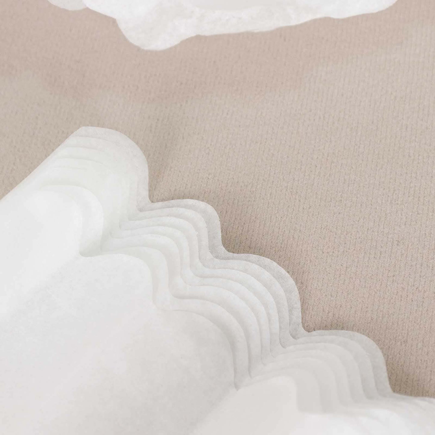 6 Pack 10" White Tissue Paper Pom Poms Flower Balls, Ceiling Wall Hanging Decorations - Linen Luxes