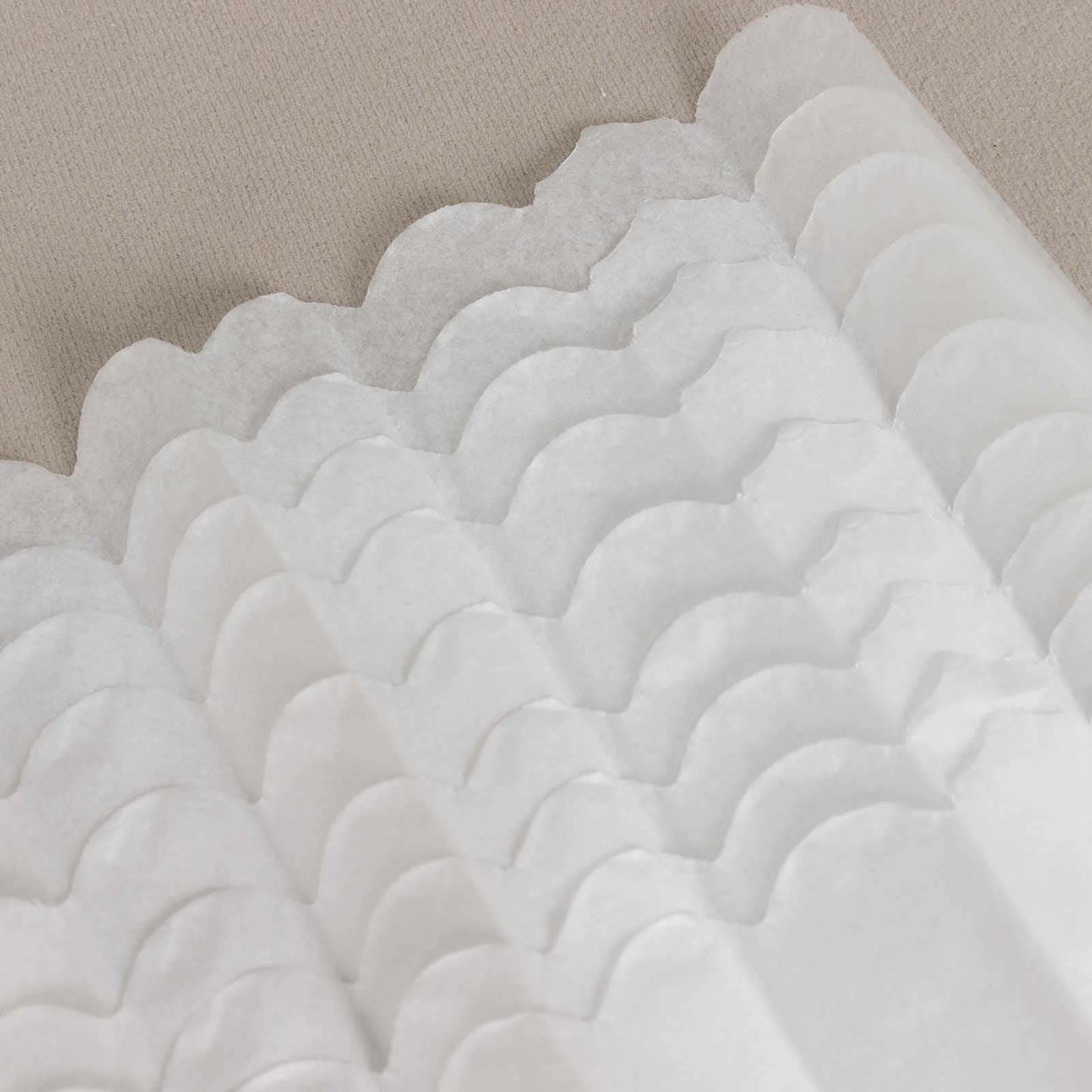 6 Pack 12" White Tissue Paper Pom Poms Flower Balls, Ceiling Wall Hanging Decorations - Linen Luxes