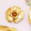 6 Pack 8" Metallic Gold Real Touch Artificial Foam DIY Craft Roses - Linen Luxes
