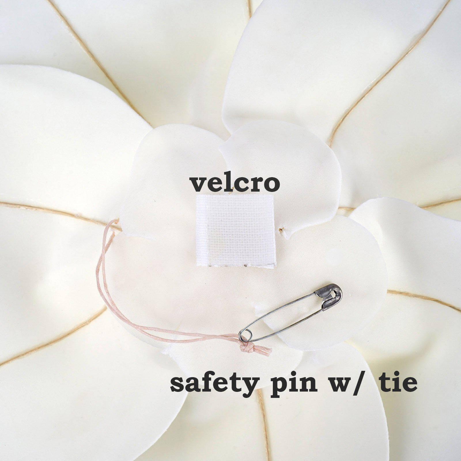 6 Pack 8" White Real Touch Artificial Foam DIY Craft Roses - Linen Luxes