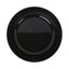 6 - Pack Acrylic Round Charger Plates 13" in Black, Dinner Party Decor Charger Tableware - Linen Luxes