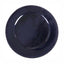 6 - Pack Acrylic Round Charger Plates 13" in Navy Blue with Beaded Rim, Dinner Charger Event Tabletop Decor - Linen Luxes
