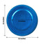 6 - Pack Acrylic Round Charger Plates 13" in Royal Blue with Beaded Rim, Dinner Charger Event Tabletop Decor - Linen Luxes