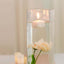 6 - Pack Glass Cylinder Vases Square Clear - Durable Heavy Duty Floral Centerpieces for Weddings 18" - Linen Luxes