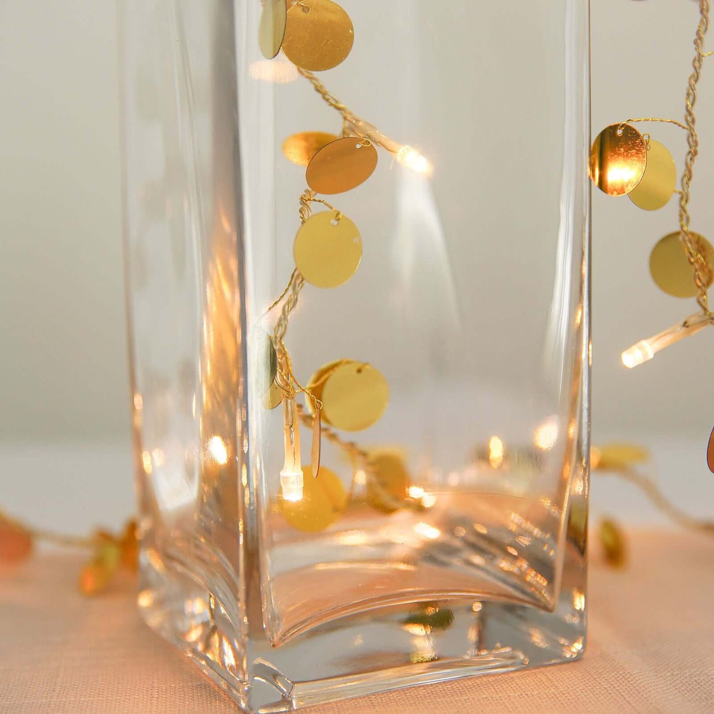 6 - Pack Glass Cylinder Vases Square Clear - Durable Heavy Duty Floral Centerpieces for Weddings 18" - Linen Luxes