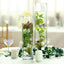 6 - Pack Glass Cylinder Vases Square Clear - Durable Heavy Duty Floral Centerpieces for Weddings 18" - Linen Luxes