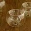 6 - Pack Glass Tealight Candle Holders Crystal Clear Globe Design - Votive Candle Holders for Events 3" - Linen Luxes