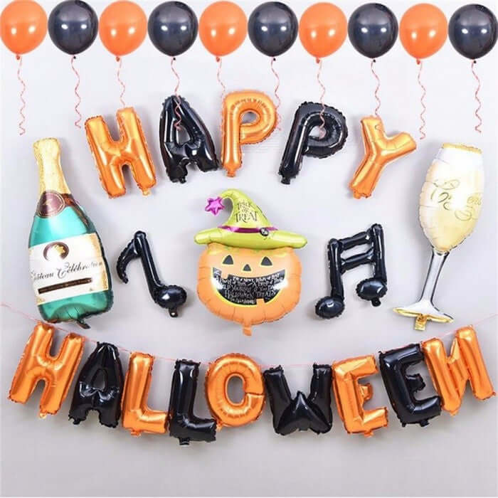 6 Pack Metallic Gold Single and Double Music Note Mylar Foil Balloons - Linen Luxes