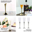 6 - Pack Plastic Champagne Flutes Clear/Gold - Stylish Disposable Glasses for Toasts 5oz - Linen Luxes