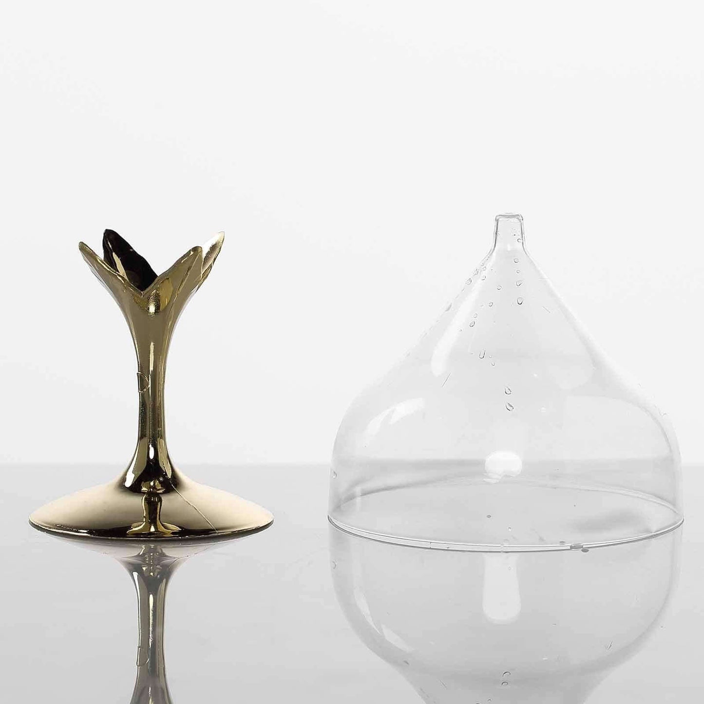 6 - Pack Plastic Champagne Glasses Gold Hard Material - Durable Disposable Goblets for Wine 5oz - Linen Luxes