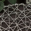 6 - Pack Table Placemats Woven Fiber Design Silver Round - Disposable Mats for Dining and Events 15" - Linen Luxes