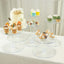 6 - Tier Acrylic Cake Stand Set Clear - Assorted Sizes for Buffet Party Tables - Linen Luxes