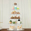 6-Tier Acrylic Round Cupcake Stand Clear for Special Events & Catering Displays 22"