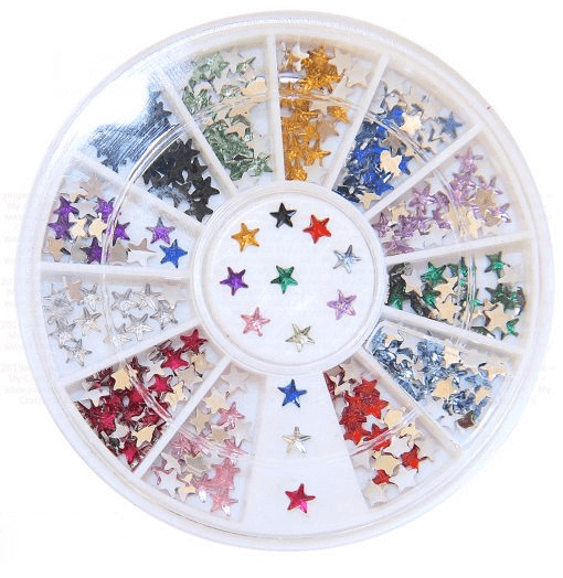 600 Pcs Apple Green Star Shape Stick - On Diamond Rhinestone Stickers, DIY Self Adhesive Craft Gems - Linen Luxes