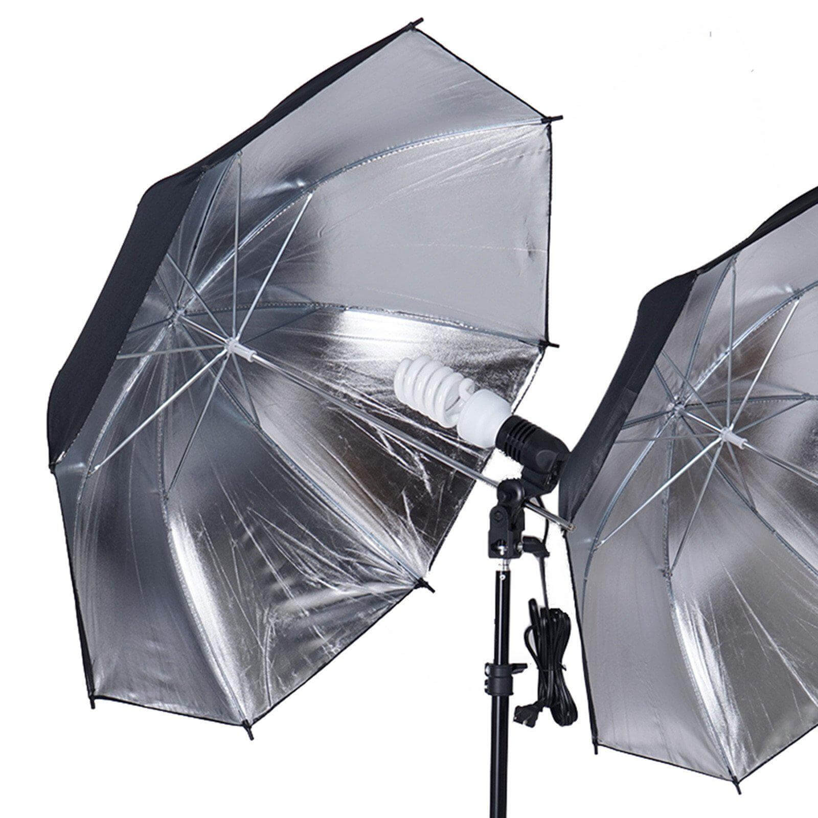 600W Professional Photography Video Studio Continuous Light Kit With Umbrellas - Linen Luxes