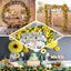 6.5ft Artificial Silk Sunflower Table Garland, Flower Vine Chain - Linen Luxes