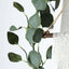 6.5ft Frosted Green Artificial Silk Eucalyptus Leaf Garland Vine - Linen Luxes