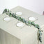 6.5ft Frosted Green Artificial Silk Eucalyptus Leaf Garland Vine - Linen Luxes