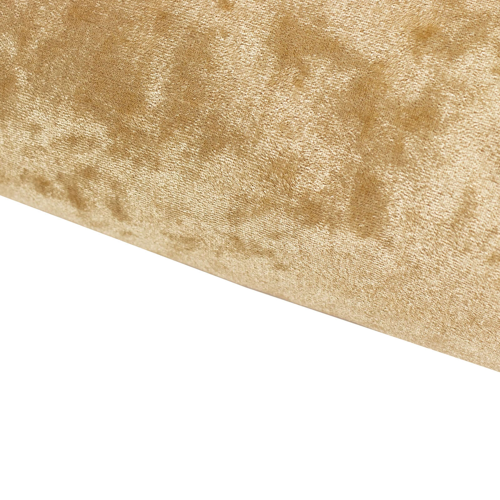 65"x5 Yards Champagne Crushed Velvet Fabric Bolt, DIY Craft Fabric Roll - Linen Luxes