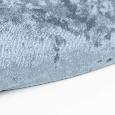 65"x5 Yards Dusty Blue Crushed Velvet Fabric Bolt, DIY Craft Fabric Roll
