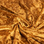 65"x5 Yards Gold Crushed Velvet Fabric Bolt, DIY Craft Fabric Roll - Linen Luxes