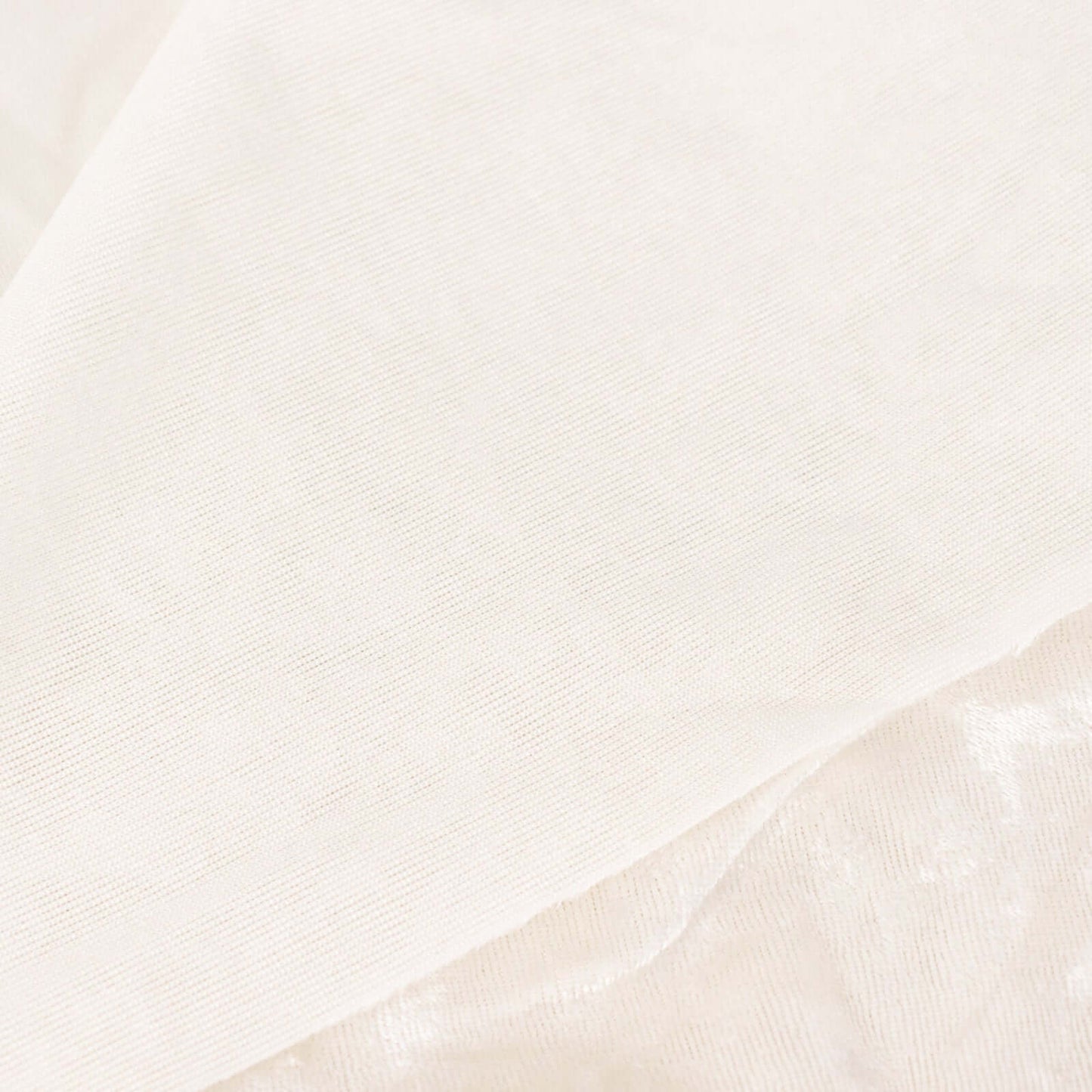 65"x5 Yards Ivory Crushed Velvet Fabric Bolt, DIY Craft Fabric Roll - Linen Luxes