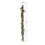 6ft 20 Burgundy Artificial Silk Roses Flower Garland, Hanging Vine - Linen Luxes