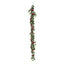 6ft 20 Burgundy Artificial Silk Roses Flower Garland, Hanging Vine - Linen Luxes