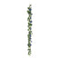6ft 20 Royal Blue Artificial Silk Roses Flower Garland, Hanging Vine - Linen Luxes