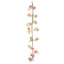6ft Blush Artificial Silk Peony Hanging Flower Garland, Faux Vine - Linen Luxes