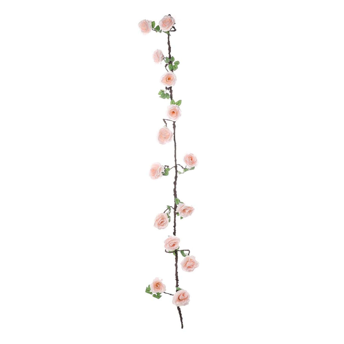 6ft Blush Artificial Silk Rose Hanging Flower Garland Vine - Linen Luxes