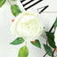 6ft Cream Artificial Silk Peony Hanging Flower Garland, Faux Vine - Linen Luxes