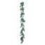 6ft Green Ivory Artificial Eucalyptus Leaf, Rose Flower Garland Vine - Linen Luxes