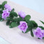 6ft Lavender Lilac Artificial Silk Rose Garland UV Protected Flower Chain - Linen Luxes