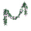 6ft Pink Artificial Silk Rose Garland UV Protected Flower Chain - Linen Luxes