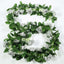 6ft Silver Artificial Silk Rose Garland UV Protected Flower Chain - Linen Luxes