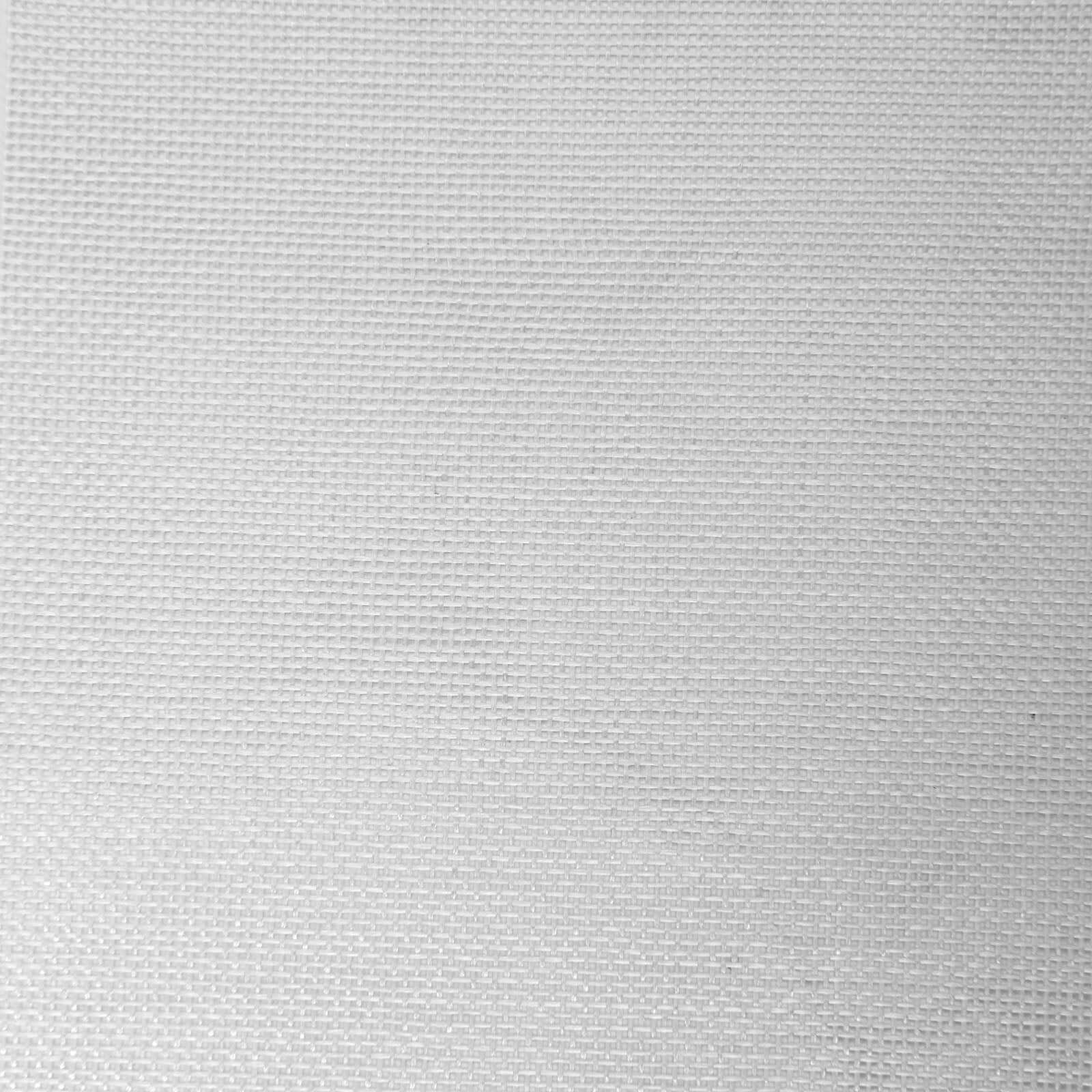 6"x10 Yards White Polyester Burlap Fabric Roll - Linen Luxes