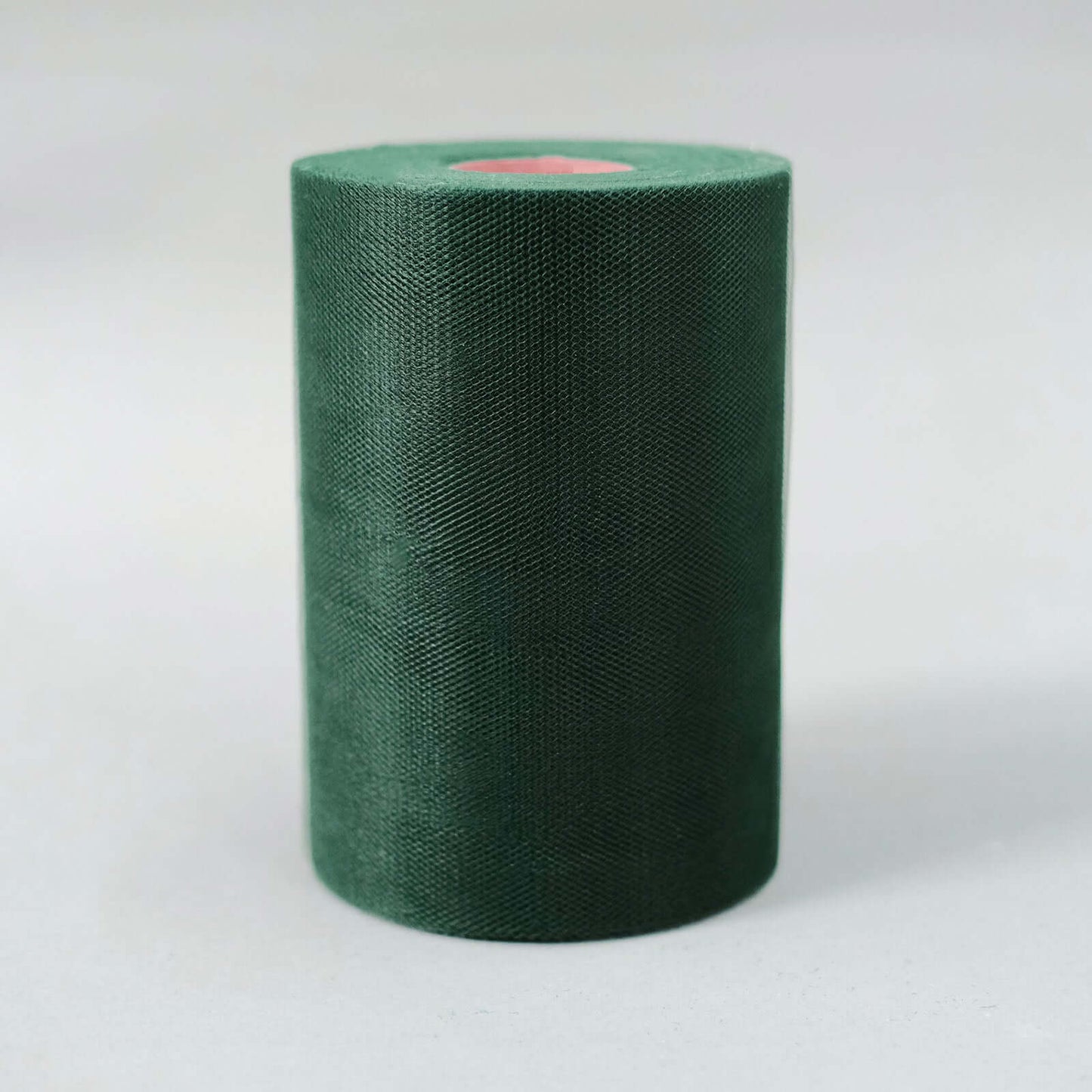 6"x100 Yards Hunter Emerald Green Tulle Fabric Bolt, Sheer Fabric Spool Roll For Crafts - Linen Luxes