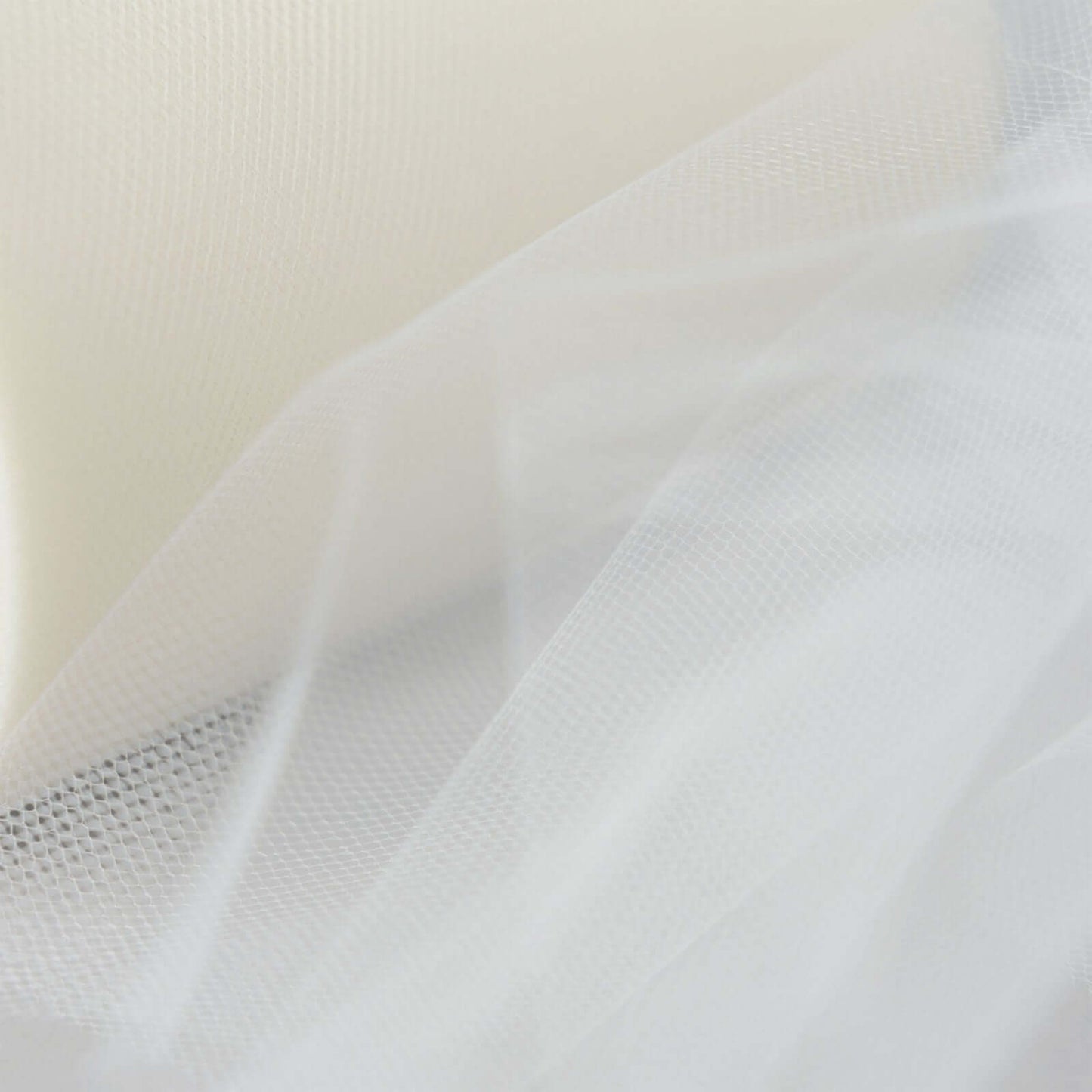 6"x100 Yards Ivory Tulle Fabric Bolt, Sheer Fabric Spool Roll For Crafts - Linen Luxes