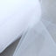 6"x100 Yards White Tulle Fabric Bolt, Sheer Fabric Spool Roll For Crafts - Linen Luxes