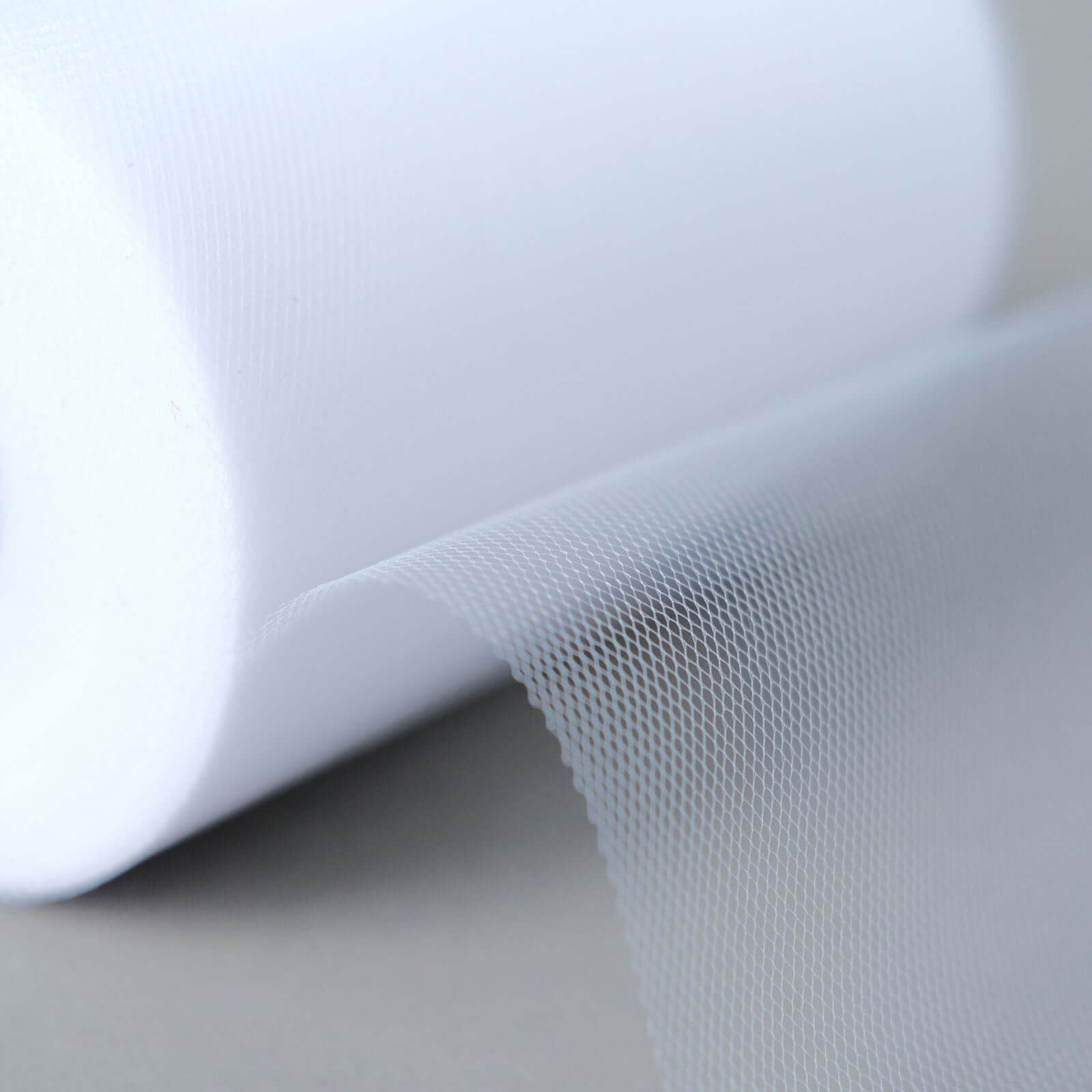 6"x100 Yards White Tulle Fabric Bolt, Sheer Fabric Spool Roll For Crafts - Linen Luxes