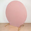 7.5ft Matte Dusty Rose Round Spandex Fit Party Backdrop Stand Cover