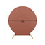7.5ft Terracotta (Rust) Round Spandex Fit Party Backdrop Stand Cover