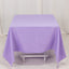 Premium Polyester Square Tablecloth 70"x70" Lavender Lilac 220GSM Wrinkle-Resistant Table Cover