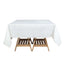 Paper Airlaid Tablecloth Square White - Disposable Linen-Feel Table Cover 70"x70"