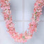 7ft Blush Artificial Silk Hydrangea Hanging Flower Garland Vine - Linen Luxes