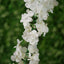 7ft Cream Artificial Silk Hydrangea Hanging Flower Garland Vine - Linen Luxes