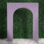 8ft Lavender Lilac Spandex Backdrop Stand Cover for Arc de Triomphe Stand, Stretch Fitted Floral Balloon Frame Wedding Arch Cover